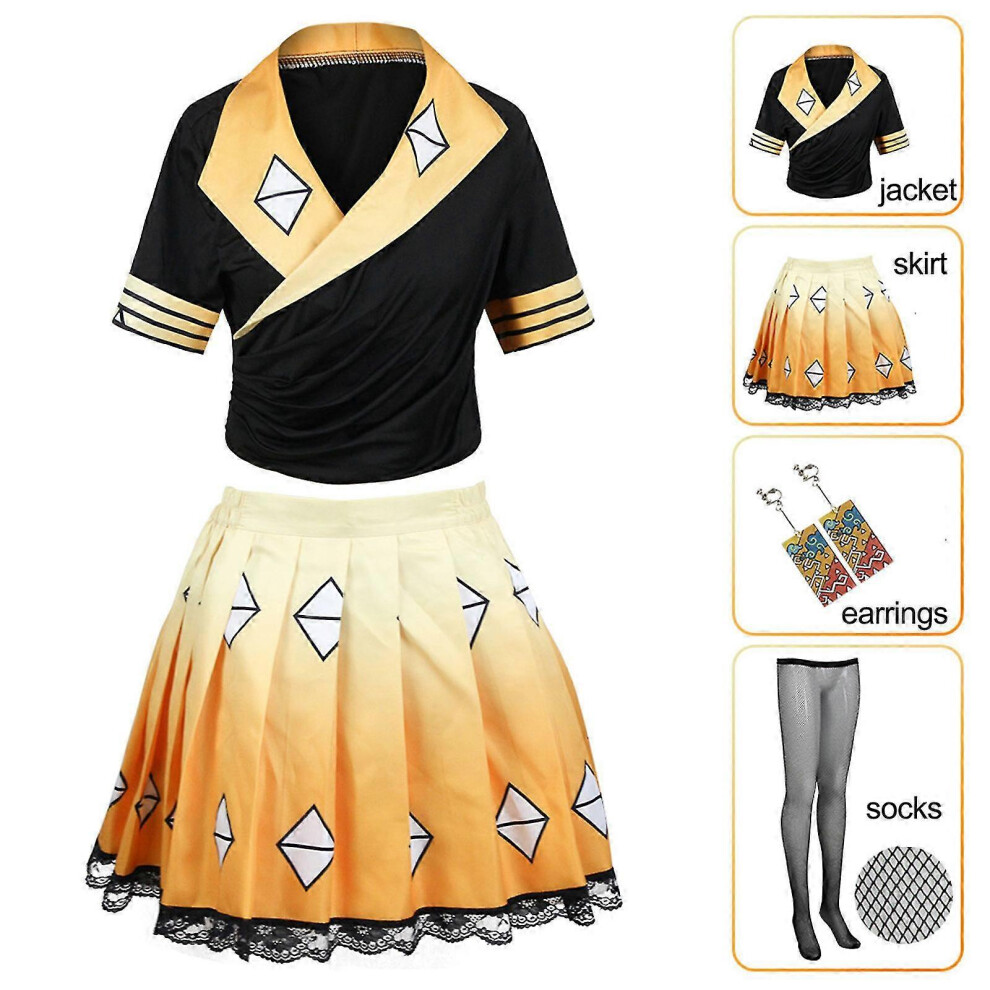 Demon Slayer Cosplay Dress Kochou Shinobu Kimetsu No Yaiba Kamado Nezuko Uniform