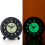 (Black) Glow-In-The-Dark Clock Silent Clock Battery 1