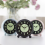 (Green) Glow-In-The-Dark Clock Silent Clock Battery 5