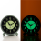 (Green) Glow-In-The-Dark Clock Silent Clock Battery 1
