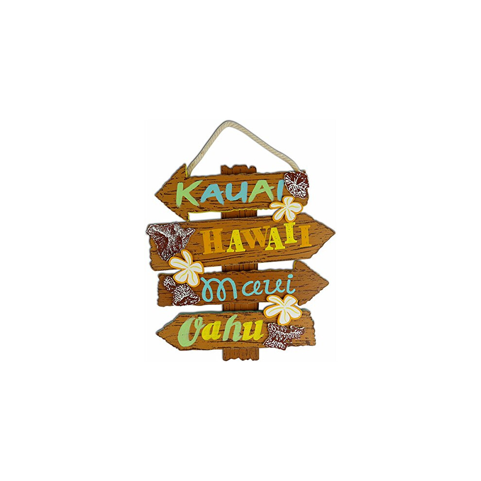 Panneau des    les hawa   ennes 11,375"""" X 0,5"""" X 12""""
