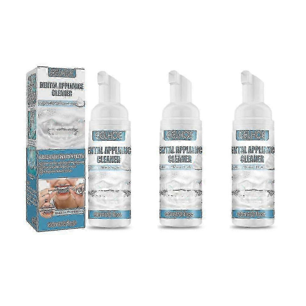 Eelhoe Orthodontic Foam Cleaner Braces Foam Cleaner Stain Removal Cleaning Care 60ml -5039649915548