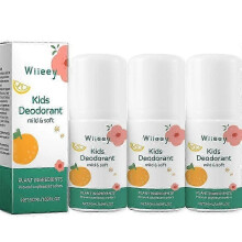3pcs Fresh Natural Deodorant for Kids Teen Aluminum Free Paraben Free Deodorant Burst