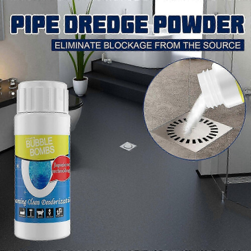 Jaysuing Pipe Unblocking Powder - Kitchen, Bathroom, Deodoriser - 100g - 4295583686086 2