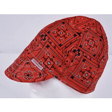 Comeaux Caps Wende-Schweikappe, rotes Bandana, Gre 7 5/8