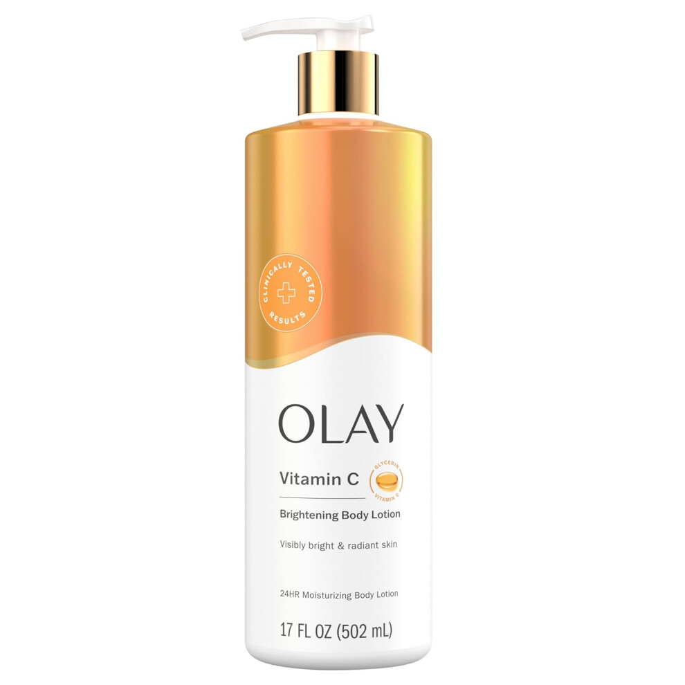 Olay Revitalizing & Hydrating Hand and Body Lotion with Vitamin C, 17 Fl Oz