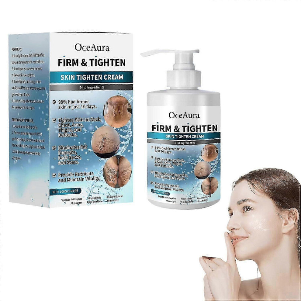(1Pcs) Firm Tighten Skin Tighten Cream, Renew Skin Firmness, Anti-Aging Neck and Dcollet Day&Night Body Cream, Moisturizing, Lifting & Recovery