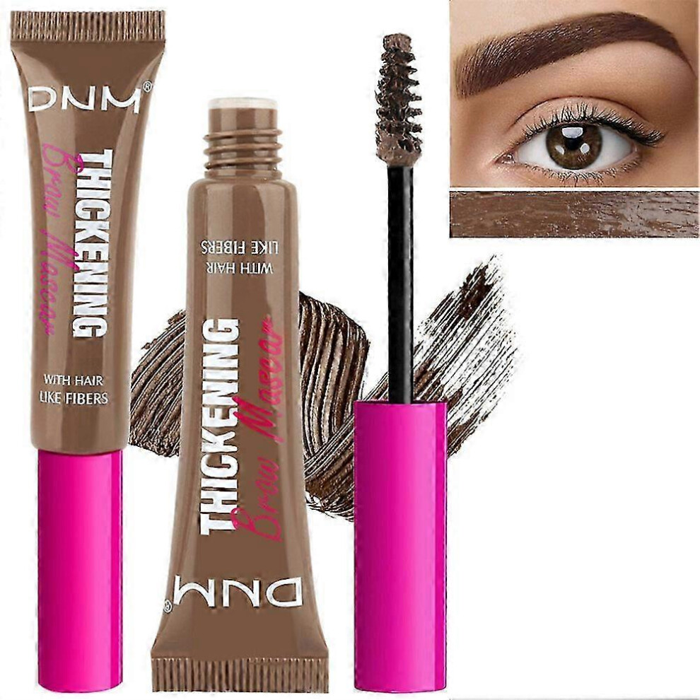 (color06) 9 Colors Dyeing Eyebrow Cream Waterproof Lasting Quick Dry Liquid Eyebrow Enhancers Brow Mascara Tint Makeup Cosmetics