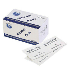 100Pcs Alcohol Wipes Disposable Sterilization Antibacterial First Aid Tool