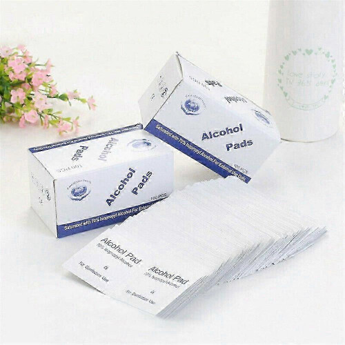 100Pcs Alcohol Wipes Disposable Sterilization Antibacterial First Aid Tool 1