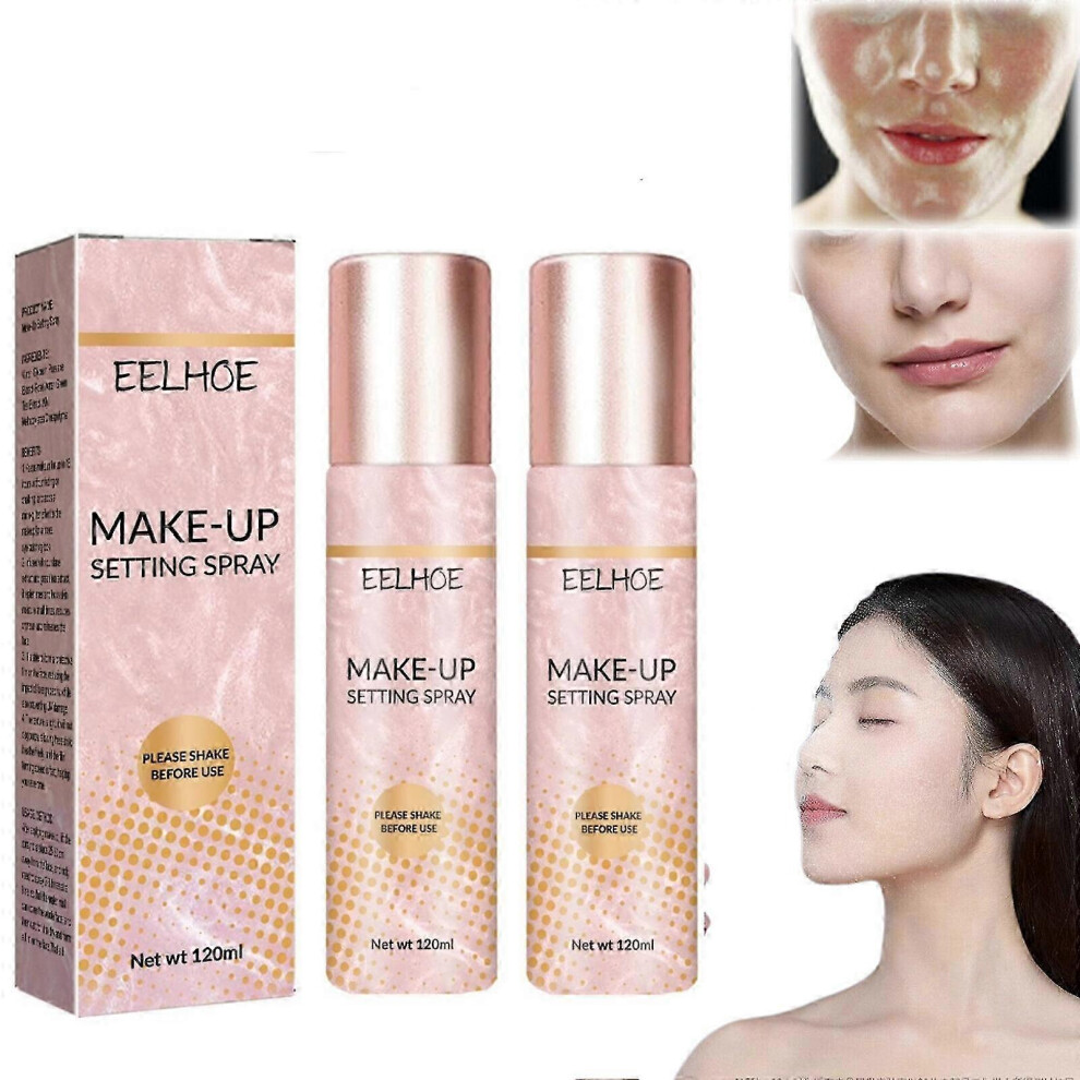 2X Glamstay+ Makeup Setting Spray Natural Matte Moisturizing Long Lasting Oil Control Refreshing Quick Fixer Lightweight Foundation