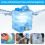 20L Camping Hiking Tap Container Storage Drinking Water Bottle Bucket 3