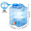 20L Camping Hiking Tap Container Storage Drinking Water Bottle Bucket 4