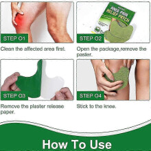 Wormwood Knee Pain Patch Extract Joint Arthritis Sticker
