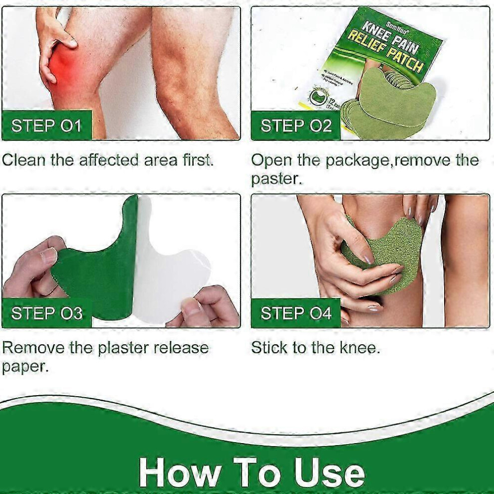 Wormwood Knee Pain Patch Extract Joint Arthritis Sticker-image-OPC-PG9ZR2P-NEW