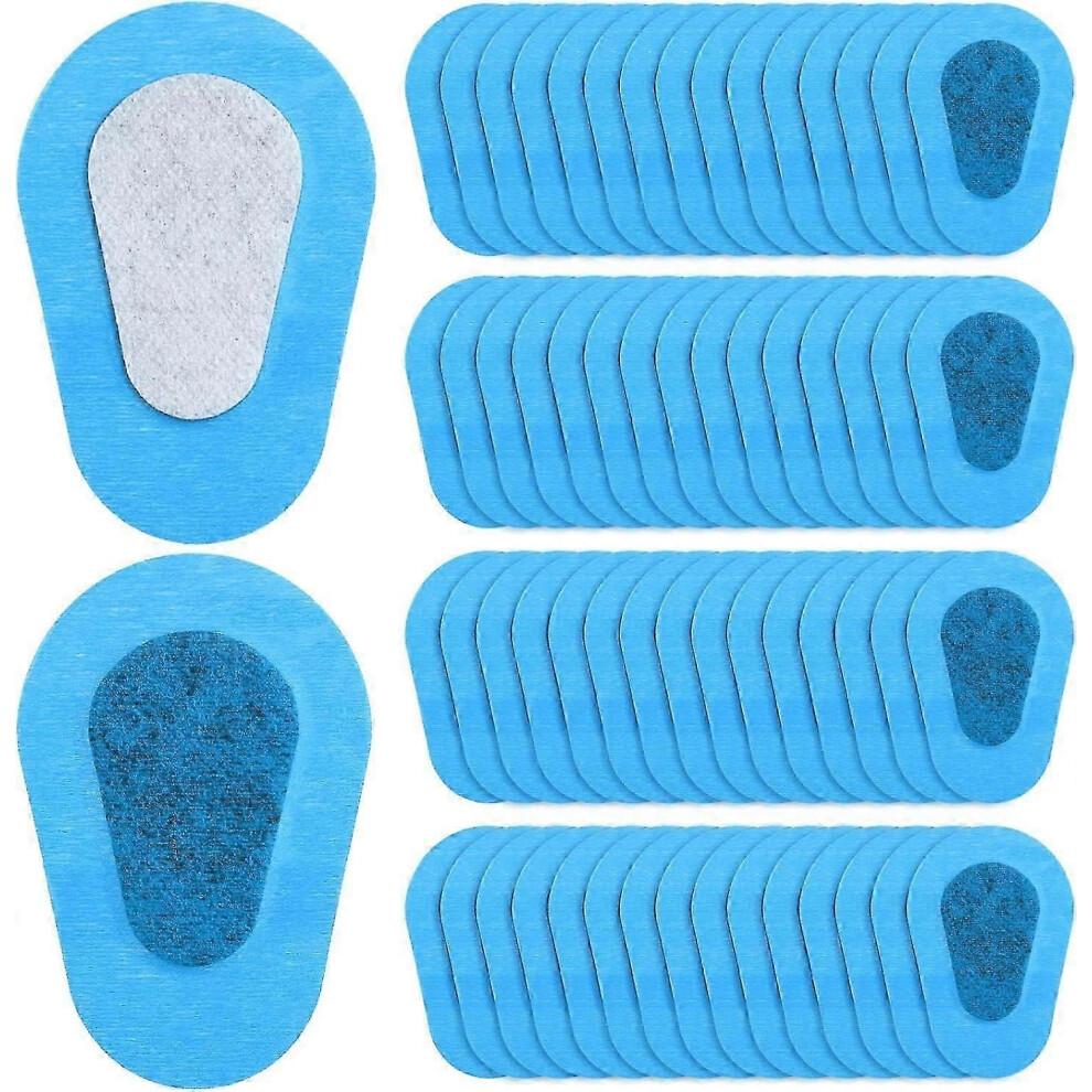 Blue (Blue) 40Pcs Adhesive Eye Patch, Children's Eye Patches Disposable Eyepatch Latex Free Adhesive Bandages For Adults Baby Kids Girls Eye Pad