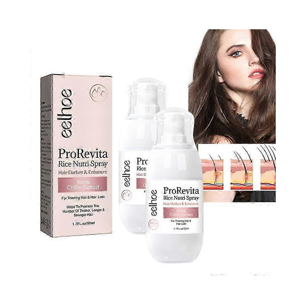 (2pcs) Zephta H-Regrow 2.0, Zephta Hair Regrowth, Prorevita Rice Nutri Spray for Hair