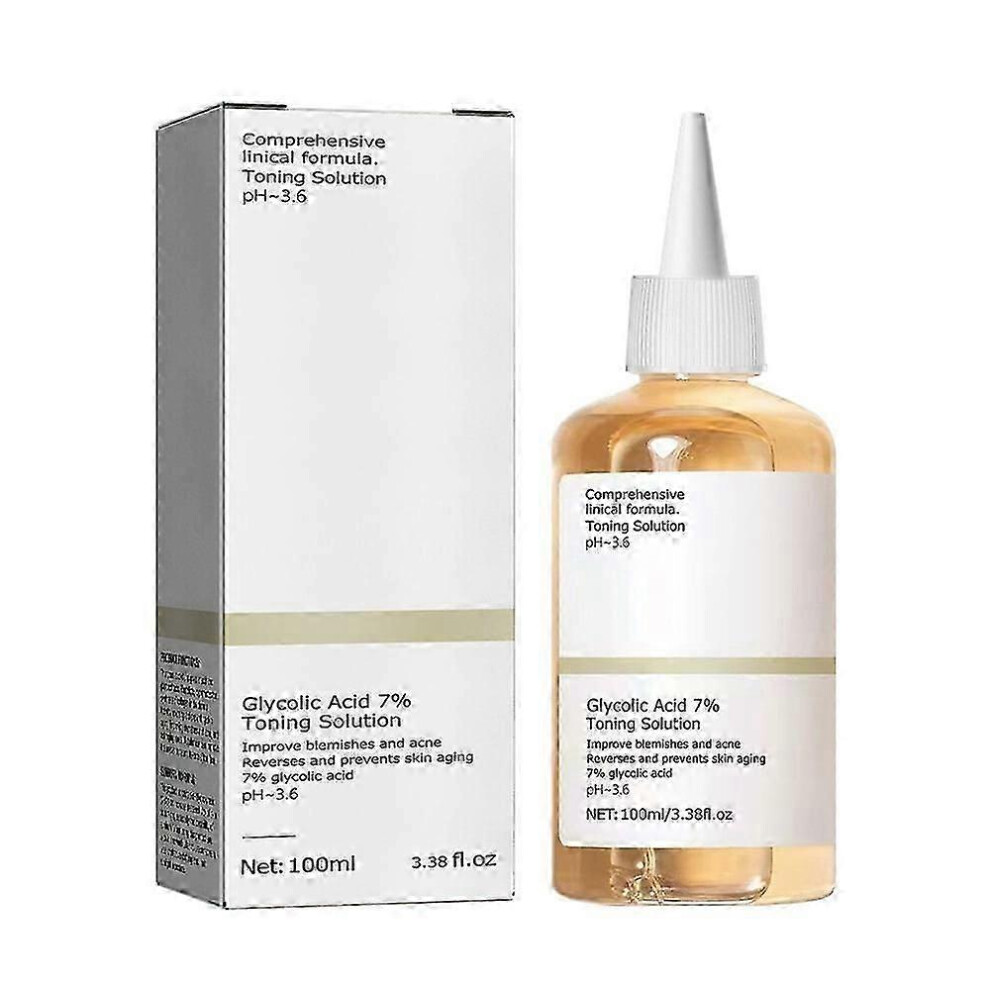 100ml Glycolic Acid 7% Toning Solution for Acne Scars Anti-Ageing