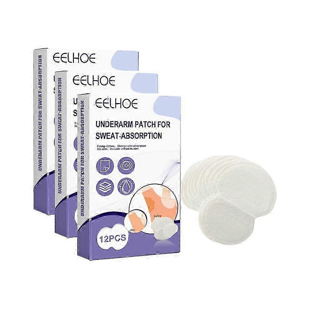 36pcs Disposable Underarm Women Strong Absorbing Sweat Armpits Sweat Sticker Anti Sweat Pads Underarm Absorb Patch Deodorants