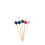 BambooMN 3.9" Διακοσμητικές Ζαριές Bamboo Cocktail Picks για Καταστάσεις και Γιορτές 1