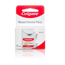 Colgate Aktivt Kol Vaxad Tandtråd, Icke-Toxisk och Icke-Teflon, Mint - 2 Pack