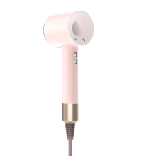 (pink) (Dyson style) high speed travel professional hair dryer professional version (including 5 magnetic nozzles) non-Dyson brand