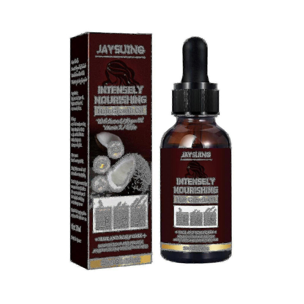 Jaysuing Coconut Hair Growth Essential Oil Moisturizes, urishes, tightens and strengthens hair and massages scalp essential oil -6406858951718