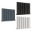 (Anthracite, 600mm x 767mm) Oval Designer Radiator Oval Column Central Heating 1