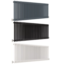 (Anthracite, 600mm x 1460mm Double Column) Traditional Radiator - Vertical/Horizontal 2/3 Column Design, Premium Heating