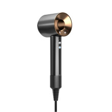 (Copper Gold) (Dyson style) high speed travel professional hair dryer professional version (including 5 magnetic nozzles) non-Dyson brand