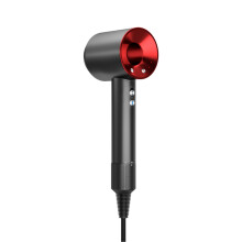 (Chinese Red) (Dyson style) high speed travel professional hair dryer professional version (including 5 magnetic nozzles) non-Dyson brand