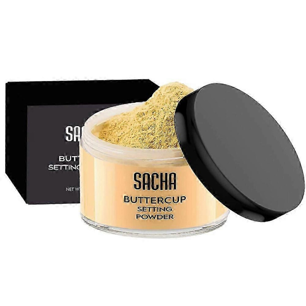 New Sacha Buttercup Setting Powder - Finely Milled and Flash-Friendly bogo