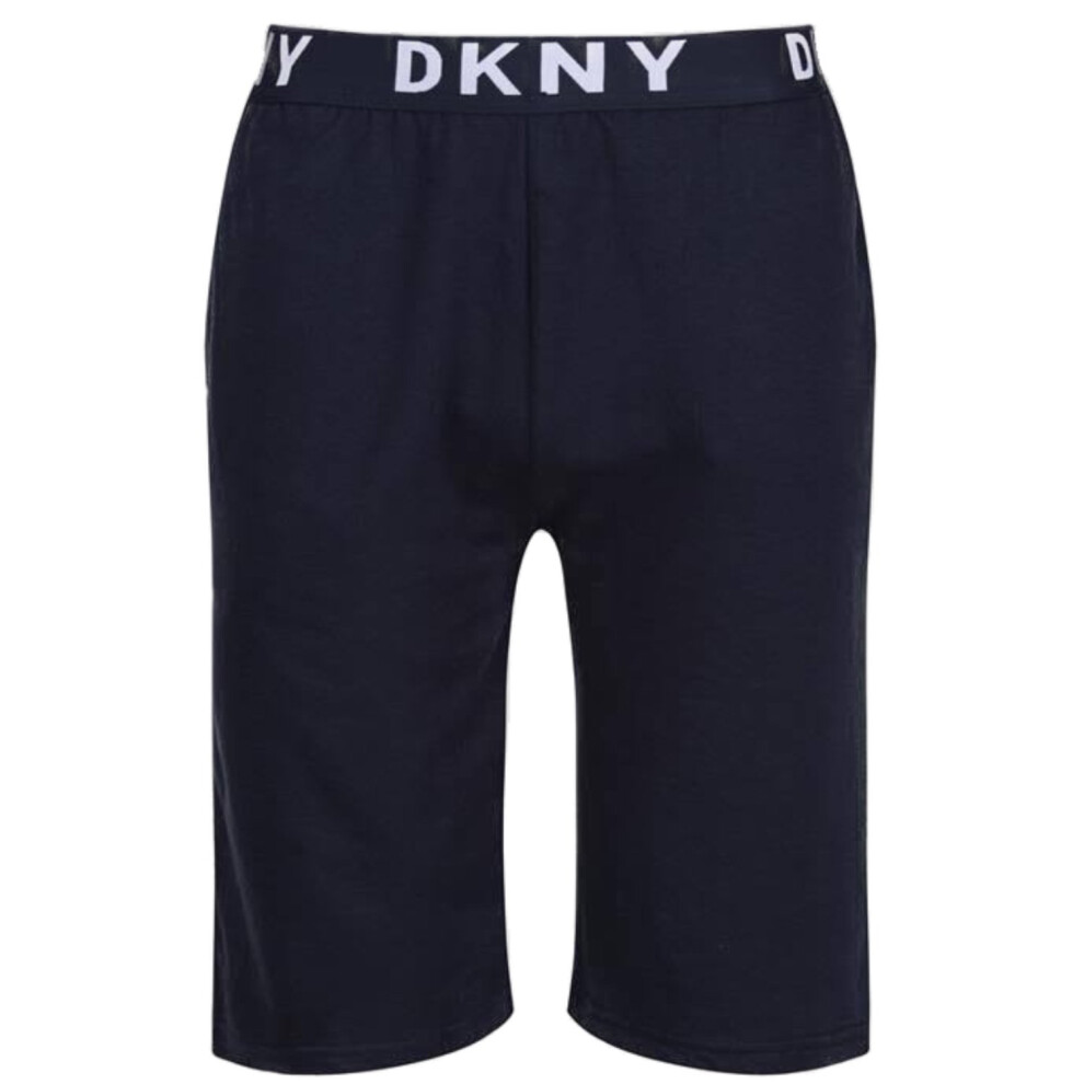 (Black, Small) DKNY Lions Lounge Shorts