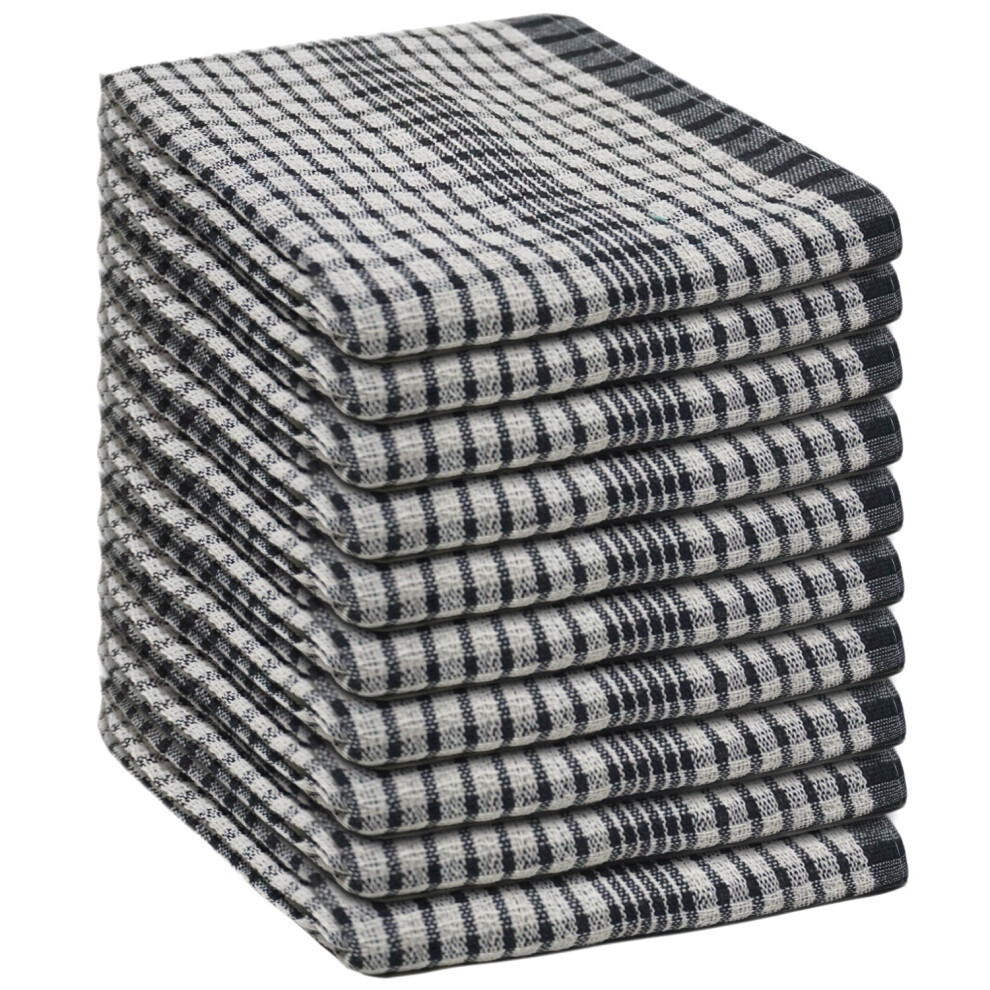 (Casabella Wonderdry Tea Towels 100% Cotton Kitchen Towels 50x70 cm Pack of 10 Cleaning Cloth, Highly Absorbent & Thick B) Casabella Wonderdry Tea Towels - 100% Cotton Kitchen Towels 50x70 cm Pack of 10 Cleaning Cloth, Highly Absorbent & Thick