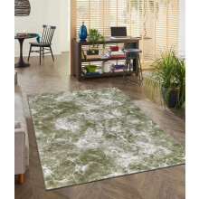 (Green (Marble Rug), 80 x 150 cm) Modern Large Rugs Living Room Bedroom Hallway Runner Rug