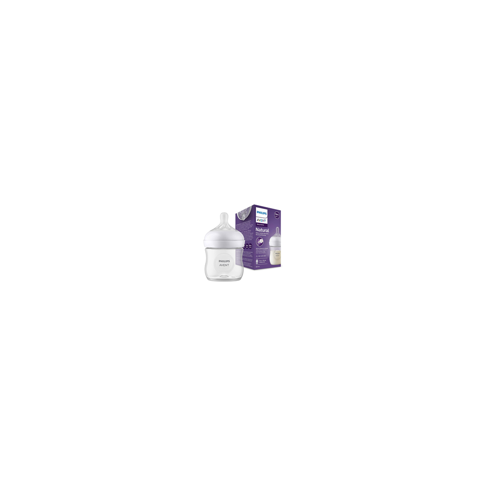 Philips Avent Natural Response Baby Bottle 125Ml - Transparent