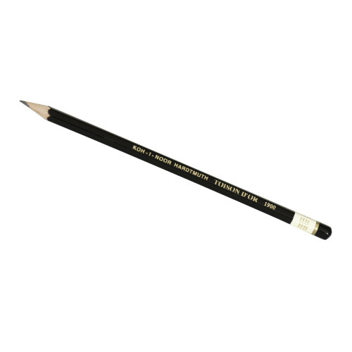 Koh-I-Noor Toison d'Or Μολύβια Γραφίτη, HB, 2 Τεμάχια (FA1900.HBBC), Μαύρο 2