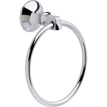 DELTA FAUCET 76446 Ashlyn Wall Mount Round Closed Towel Ring Bath Hard