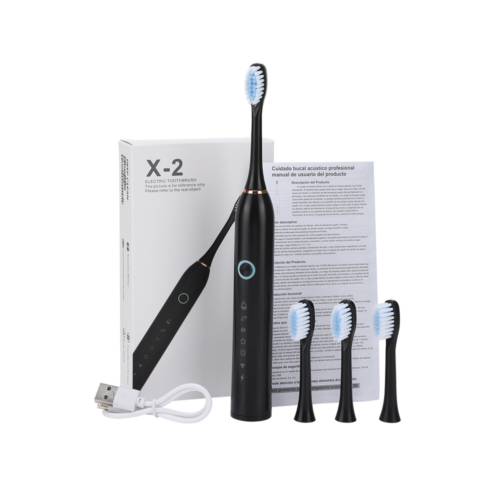 6 Clean Modes Sonic Electric Toothbrush Rechargeable Tooth Brush For Adult Teeth Cleaner Teeth Whitening and Cleaning-image-OPC-PG9ZT8K-NEW