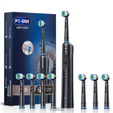 Electric Toothbrush Rotary Rechargeable Electric Toothbrush for Adult Teeth Whitening Rotating Electric Toothbrush