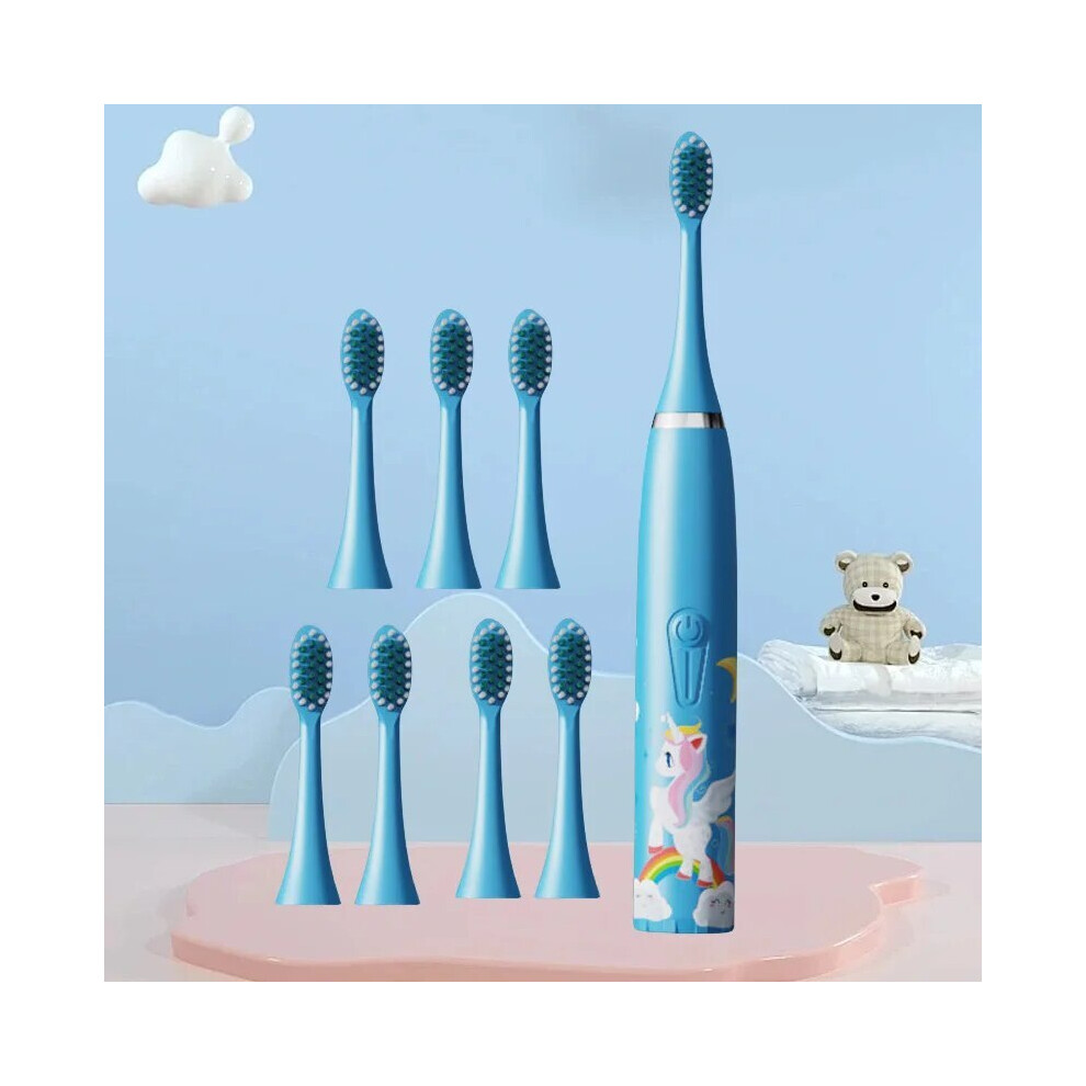 Maxpower C6-Children's Electric Toothbrush Colorful Cartoon Animal Series Children's Soft-Bristled Cleaning Brush (Battery