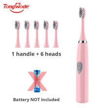Tongwode Electric Toothbrush for Adults Soft Bristle Portable Battery Endurance IPX6 Waterproof Intelligent Effective