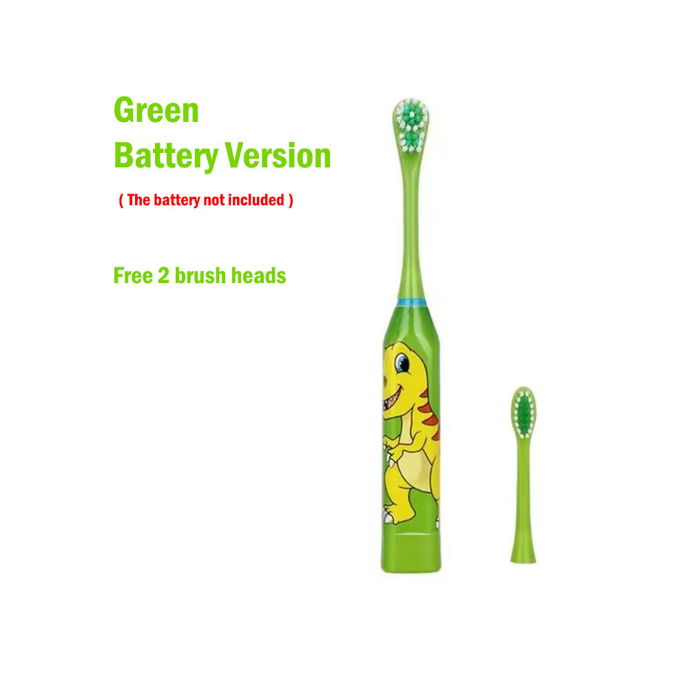 Maxpower Electric Toothbrush For Child Soft Dupont Bristle Cartoon Patterns Battery Toothbrush Ipx7 Waterproof With Replaceable