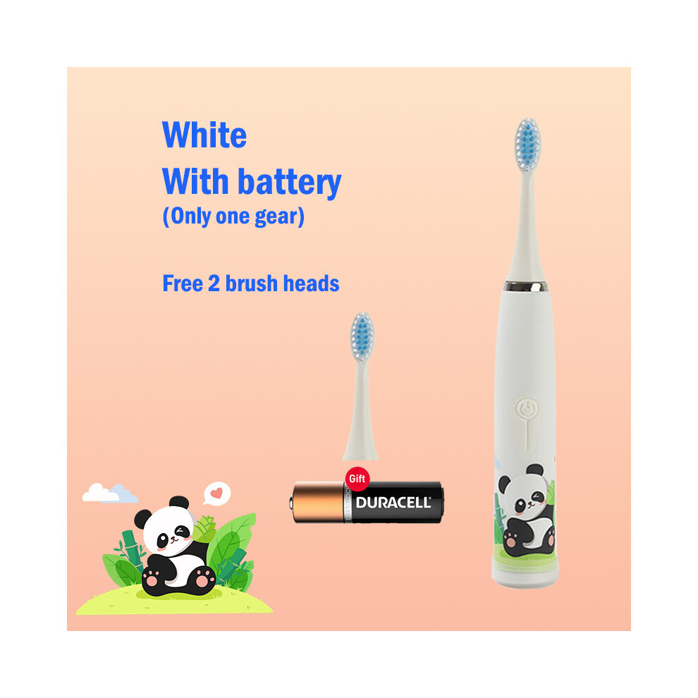Maxpower Children's Electric Toothbrush With Replace Brush Heads Kids Cartoon Toothbrush Ultrasonic Sonic Electric Toothbrush