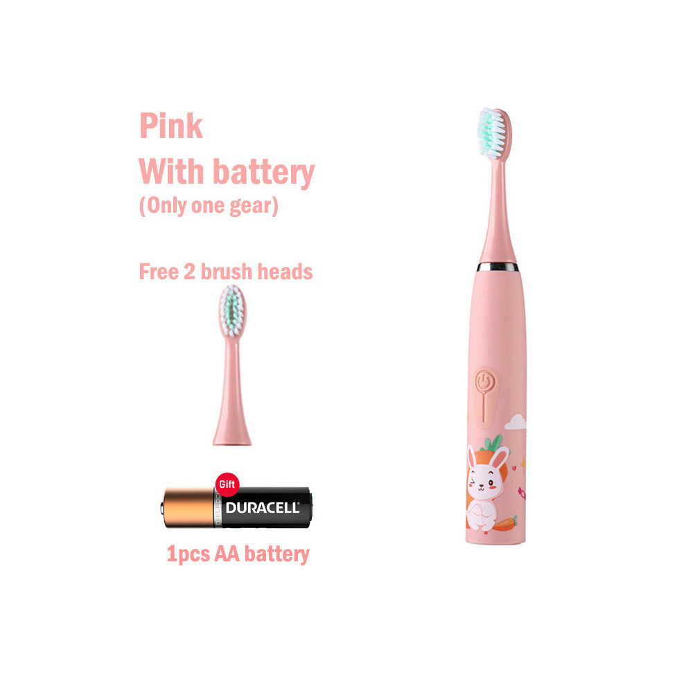 Maxpower Kids Sonic Electric Toothbrush Rechargeable Smart Timer Colorful Cartoon Teeth Whitening Portable Usb Charging
