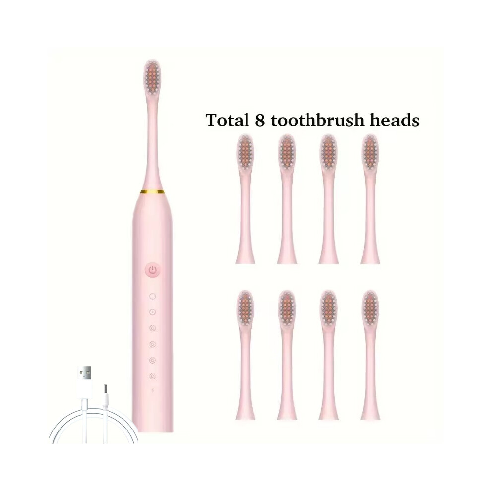 Maxpower Sonic Electric Toothbrush For Adults Men Women Ipx7 Waterproof Dupont Brush Head Usb Rechargeable High Frequency