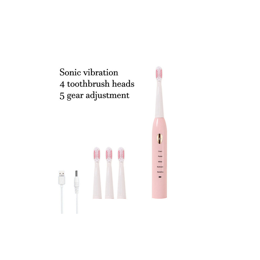 Maxpower Ultrasonic Sonic Electric Toothbrush For Adult Rechargeable Tooth Brushes Washable Electronic Whitening Teeth