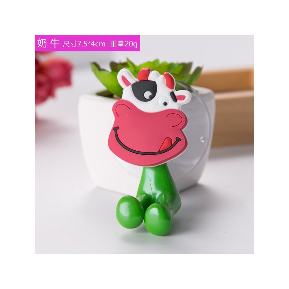 Baby Care Toothbrush Healthcare Kits Cute Cartoon Sucker Suction Hooks Set Hanging Baby Toothbrush Holder Maxpower