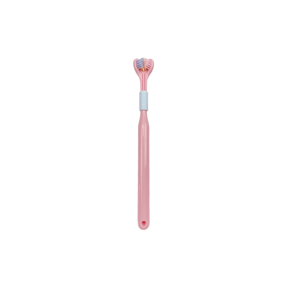 Maxpower Adult Toothbrush Three-Sided Toothbrush Soft Bristle Teeth Whitening Brushes Tooth Brush 360 Cleaning Teeth Brush