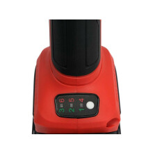 Draadloze haakse slijper - YATO - 18V 125 mm - Borstelloos - 2x4Ah + oplader - 3000-8500 t/min